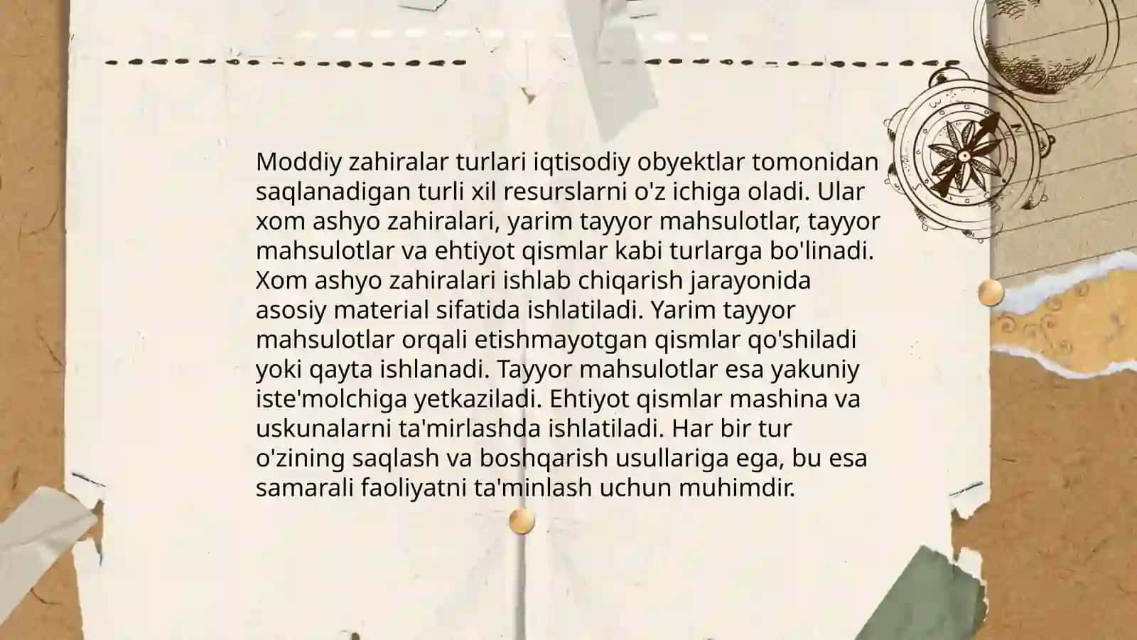 Moddiy zahiralar hisobi 3
