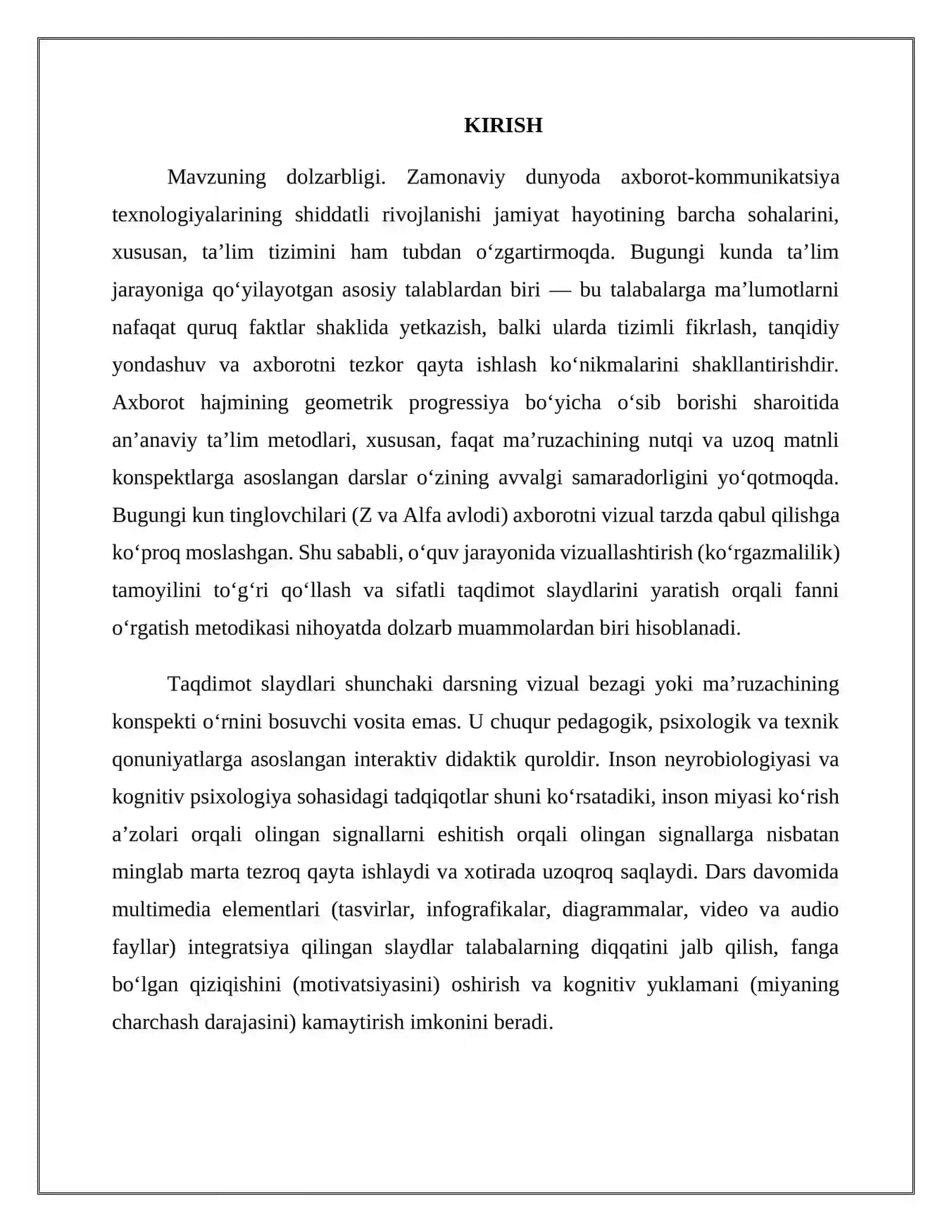 O‘zbek adabiyotini o’qitish metodikasi 3