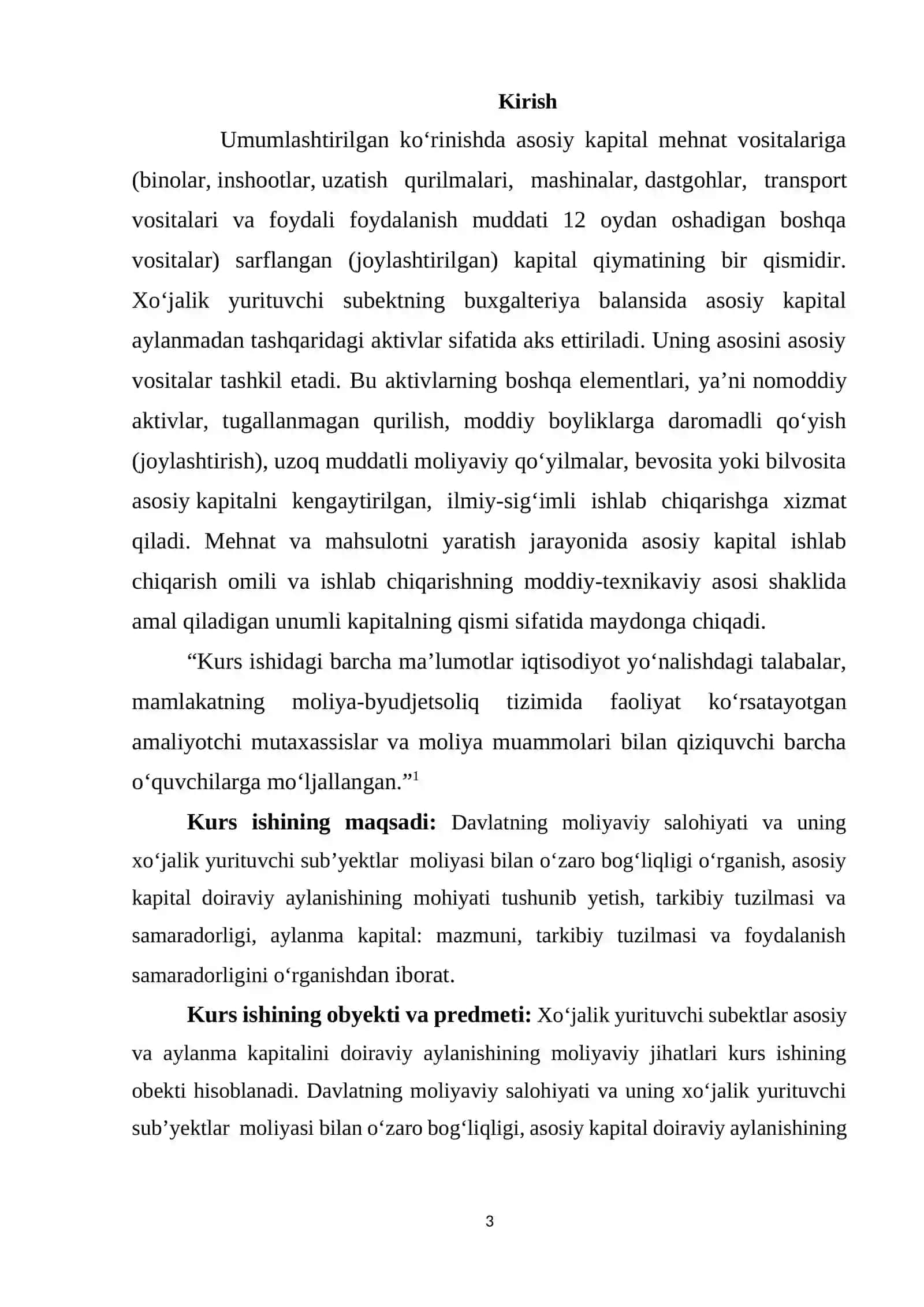 Xo'jalik yurituvchi subyektlar moliyasi 3
