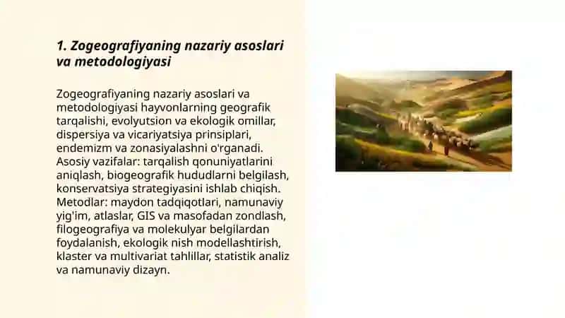 Zogeografik tadqiqotlar 3