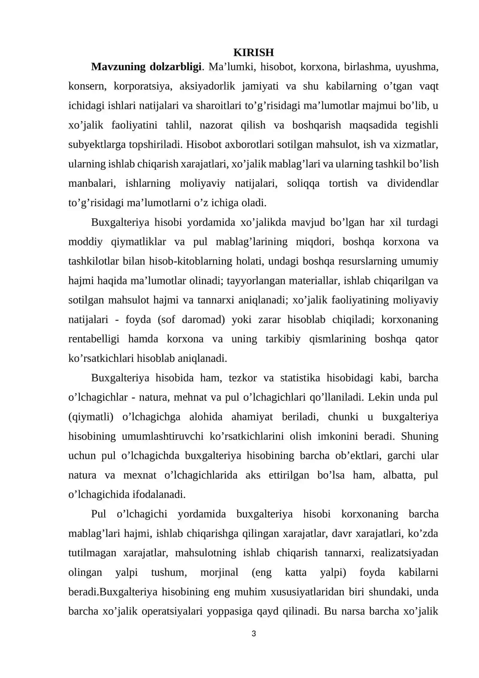 BUXGALTERIYA HISOBI kurs ishi 3