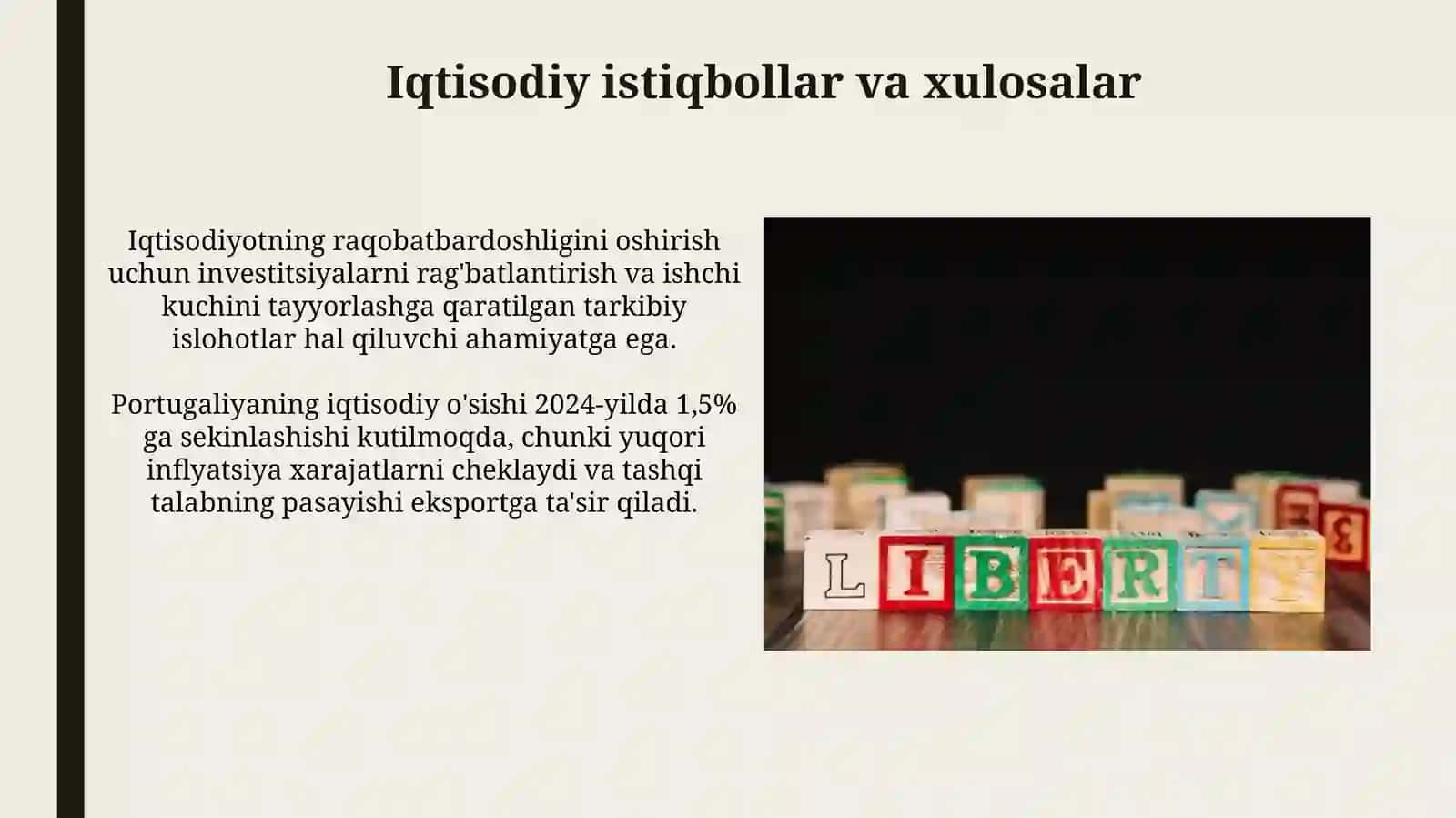 Partugaliya iqtisodiy siyosati 3