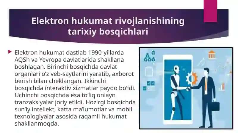 Elektron hukumatni joriy etishning jahon tajribasi 3