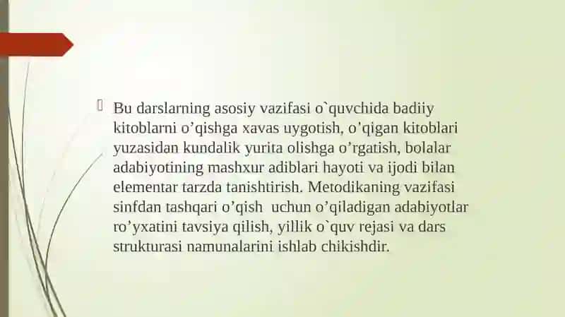 Sinfdantashqario’qish va unitashkiletish 3