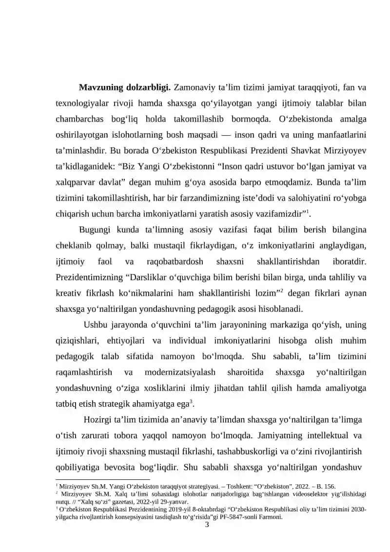 shaxsga yōnaltirilgan yondashuvlar 3