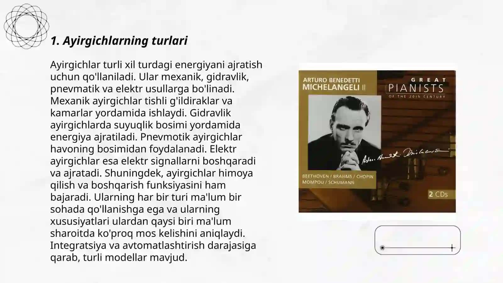Ayirgichlarning ishlatilishi 3