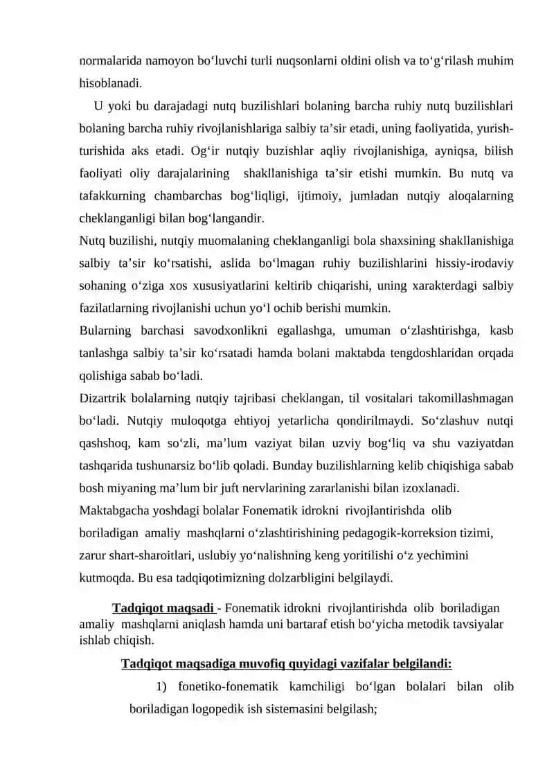 Fonematik idrokni rivojlantirish 3