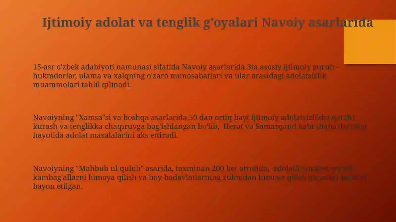 Alisher Navoiy pedagogik qarashlar 3