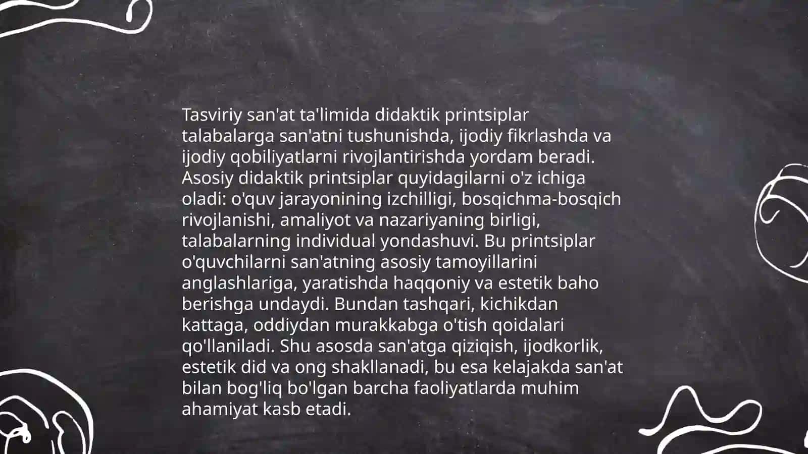 Tasviriy san'at ta'limida didaktik printsplar 3