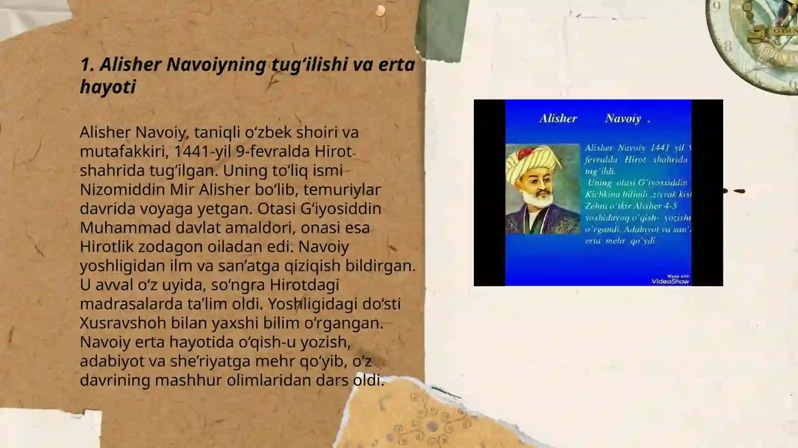Alisher navoiy hayoti va ijodi 3