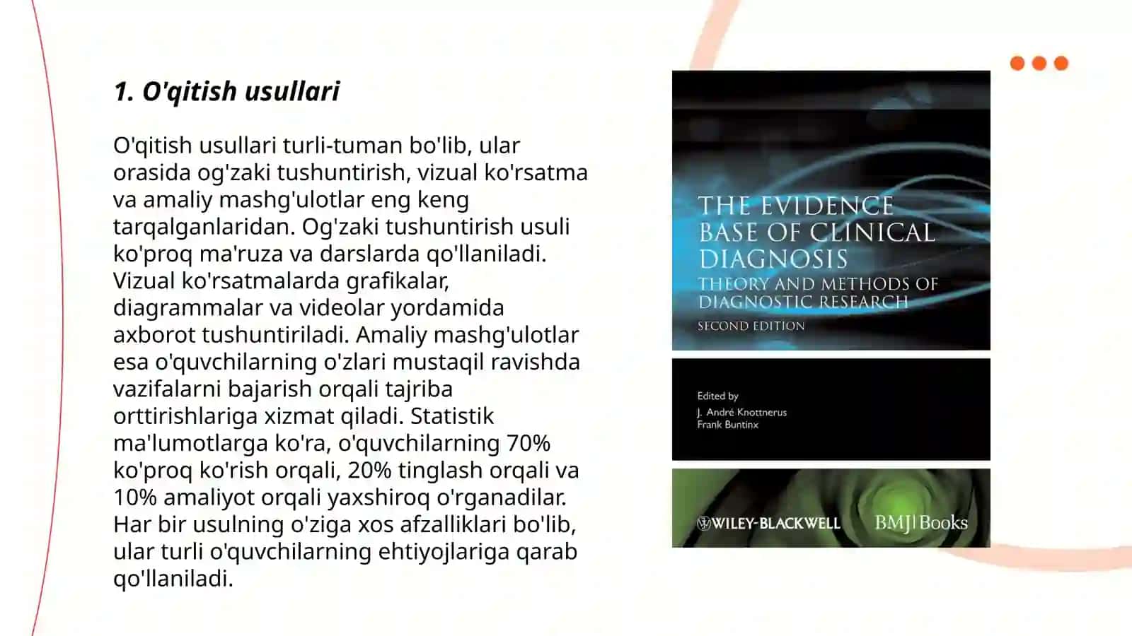 Nur Tashxisi usullari 3
