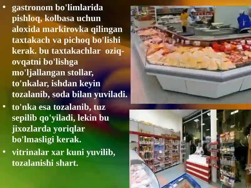 SAVDO KORXONALARIDASANITARIYA NAZORATI 3