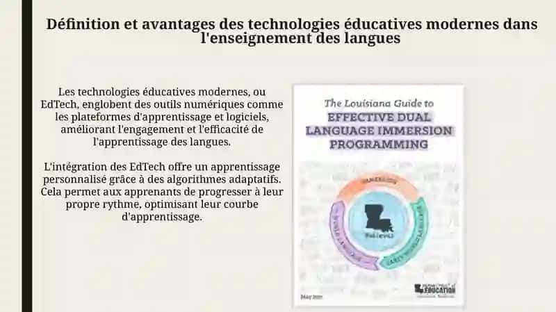 Technologies éducatives modernes et apprentissage des langues 3