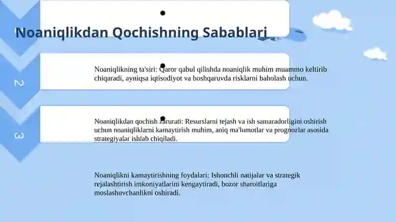Noaniqlikdan Qochish va Kuchli Masofa 3