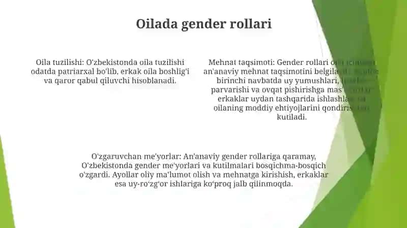 Gender Munosabatlari Tahlili 3