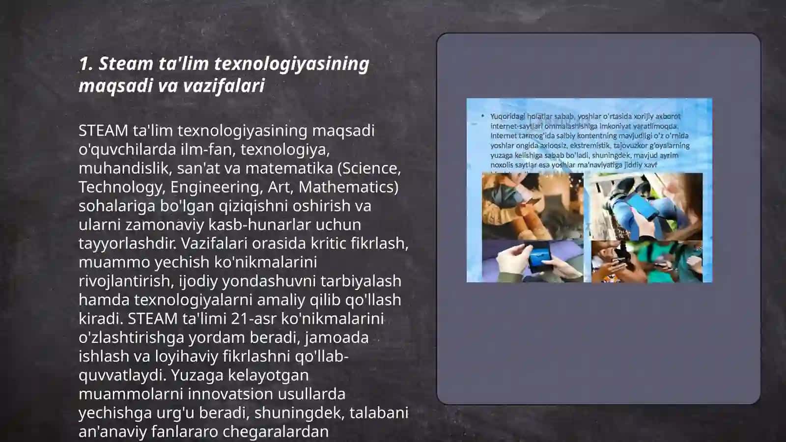Steam ta'lim texnologiyasi 3