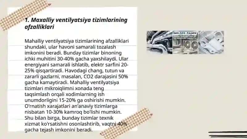 Maxalliy ventilyatsiya tizimlari 3