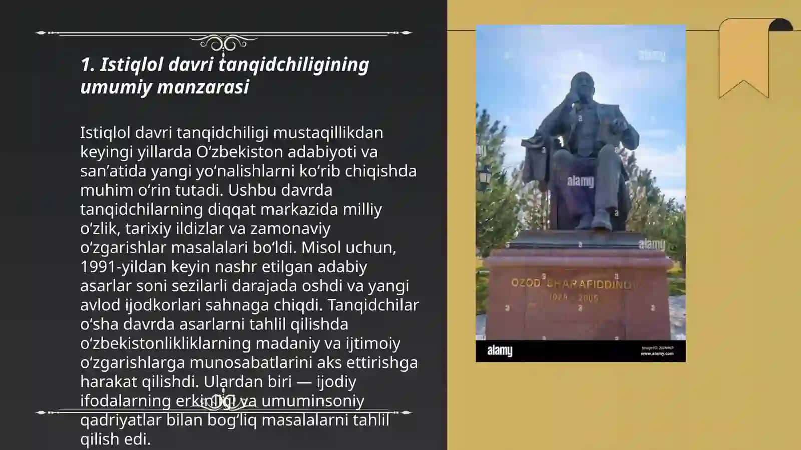 Istiqlol Davri Tanqidchiligi 3