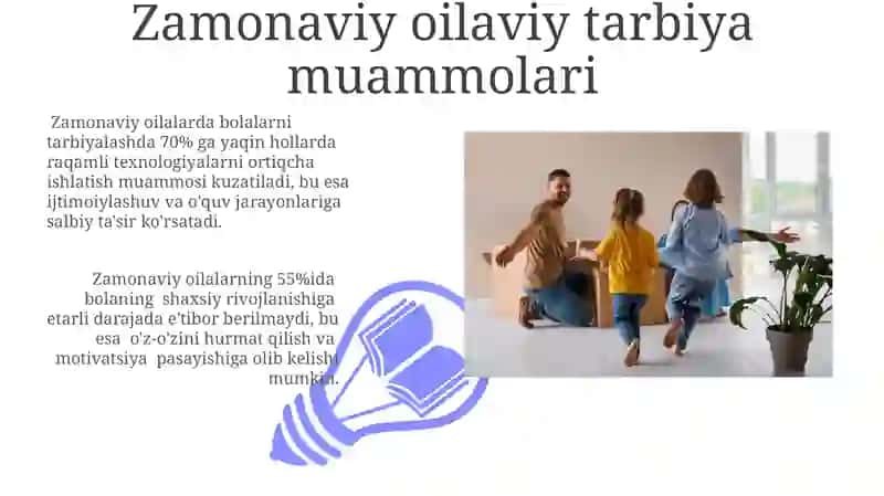 Oilada bola tarbiyasi 3