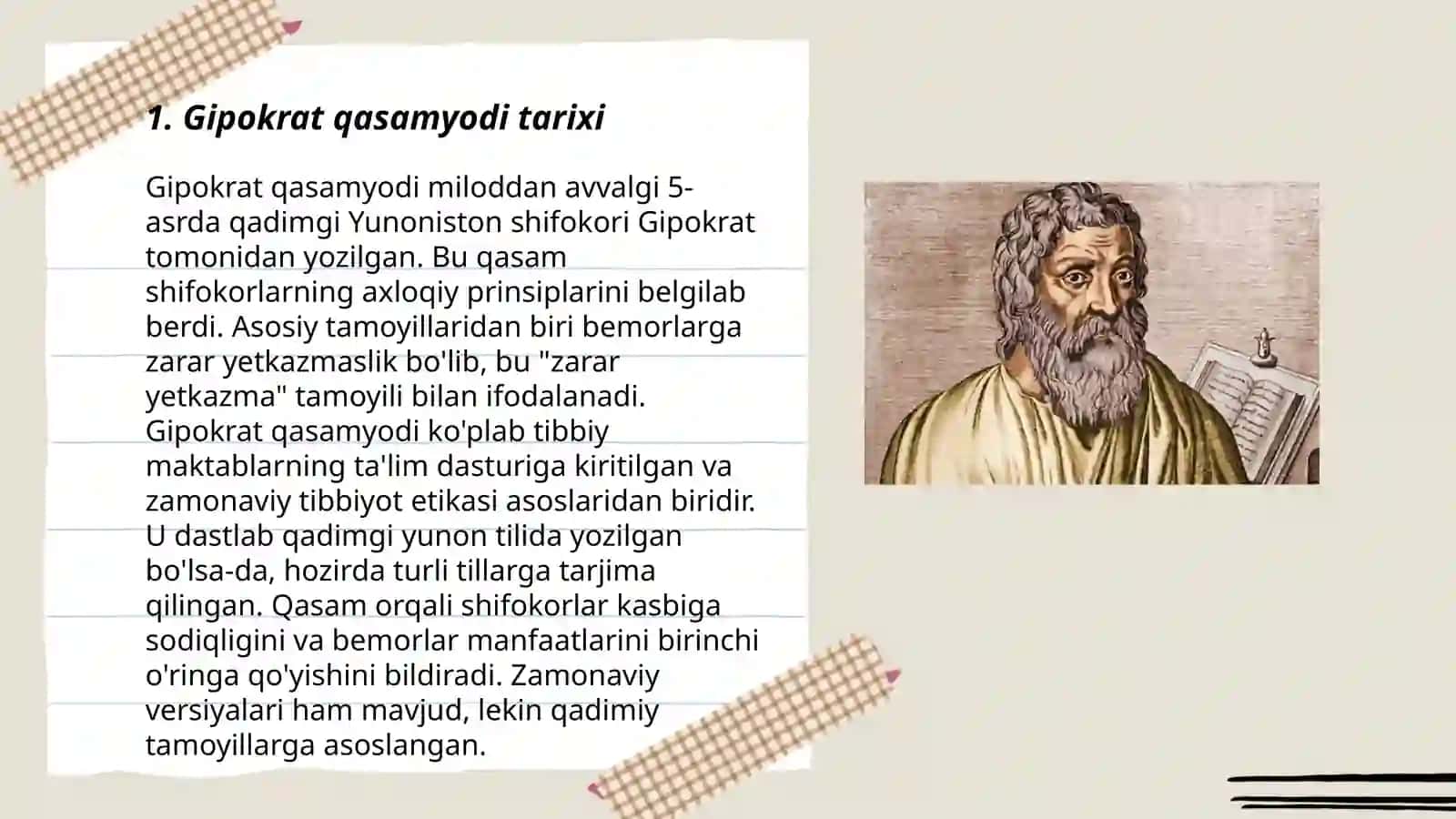 Gippokrat qasamyodi 3