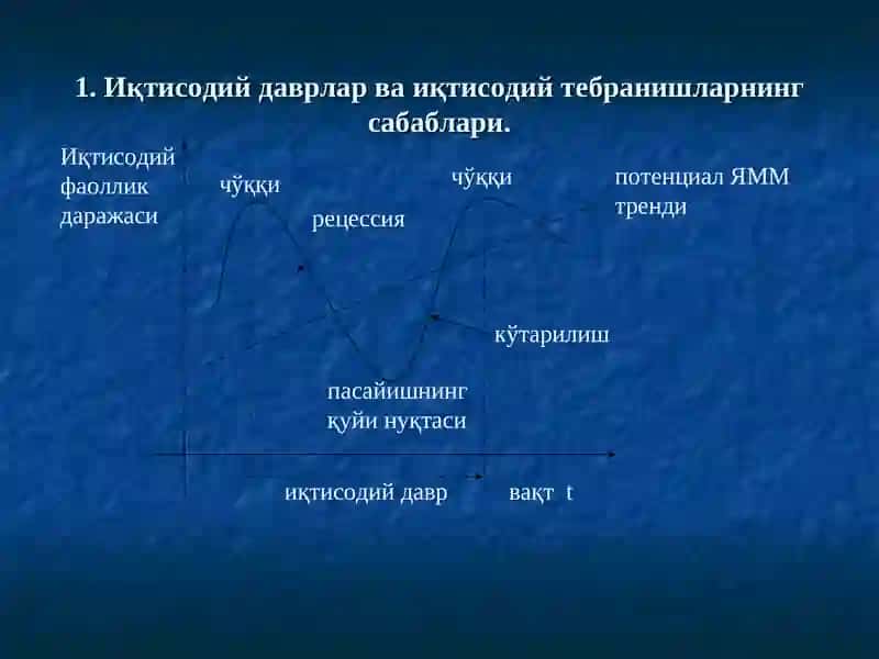 Иқтисодий тебранишлар. Ишсизлик 3