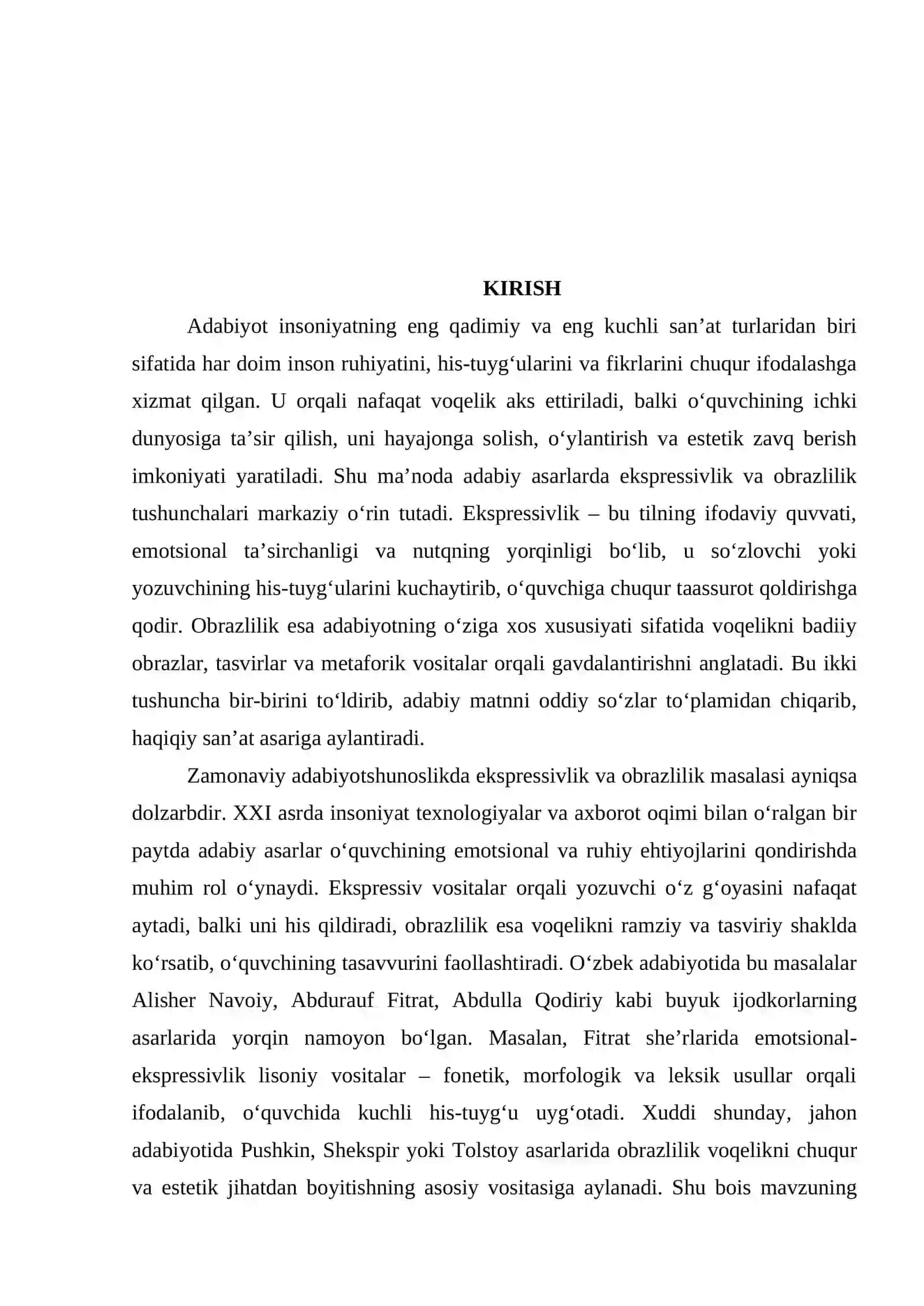 Adabiy tilda ekspressivik va obrazlilik 3