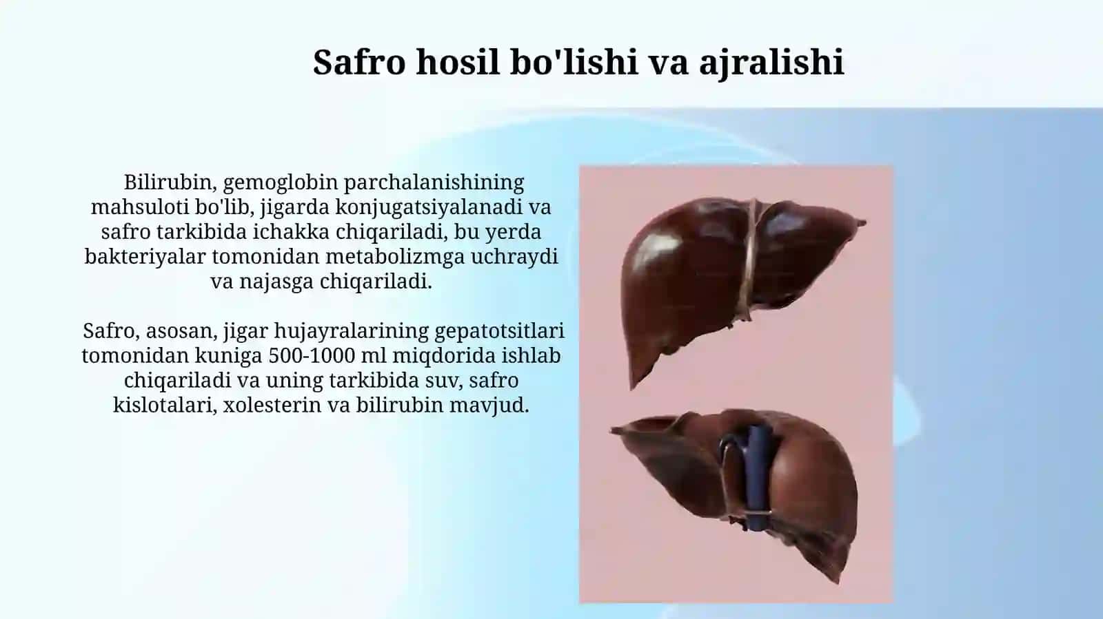 Jigar fiziologiyasi 3
