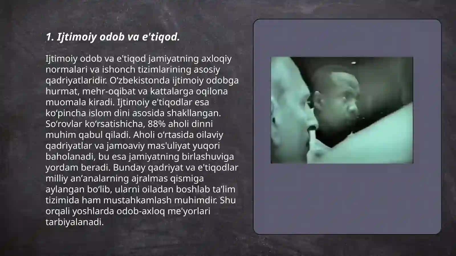 Ijtimoiy odoblar 3
