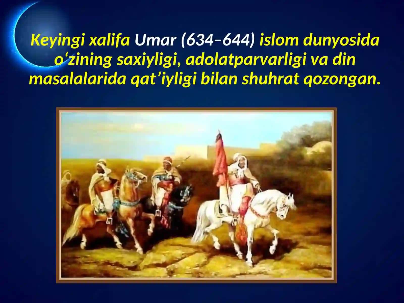 Arab xalifaligi islom dunyosining barpo etilishi 3