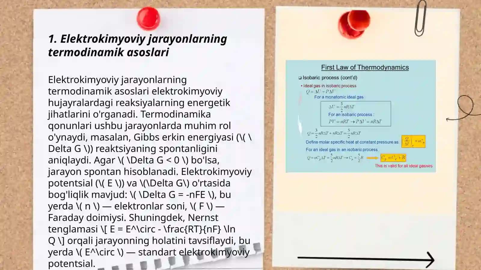 Elektrokimyoviy jarayonlar termodinamikasi 3