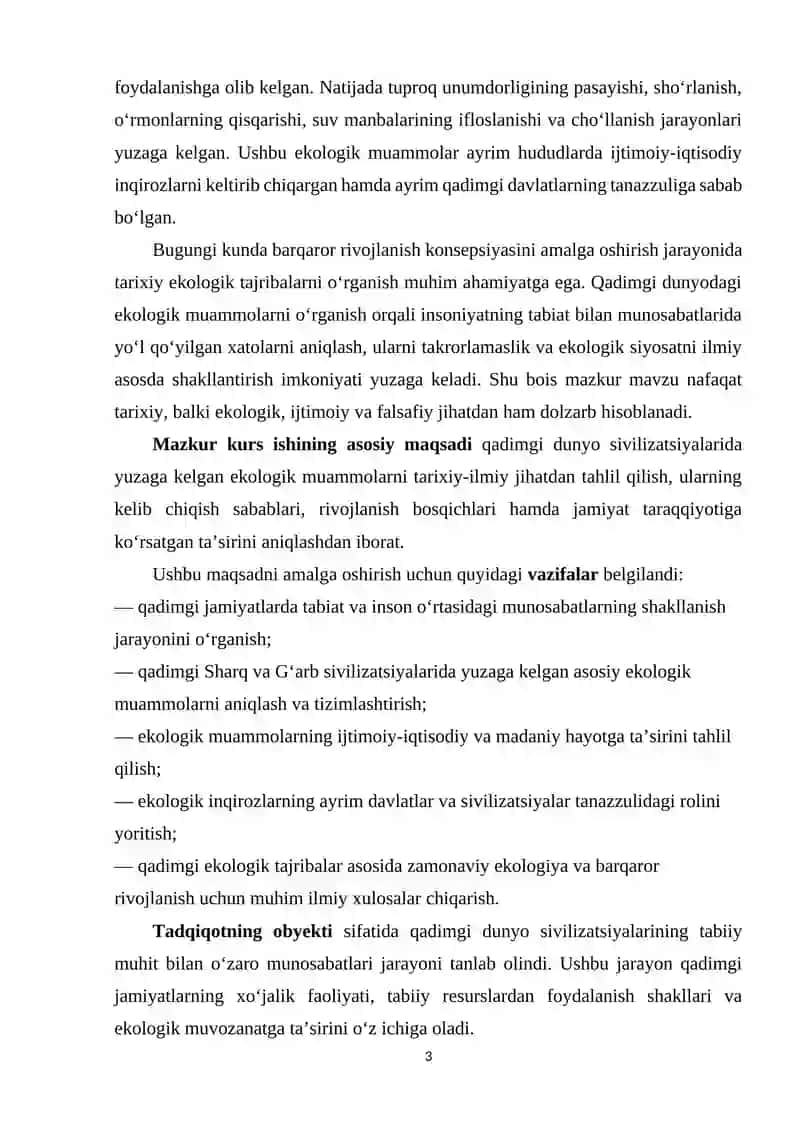 QADIMGI DUNYONING EKOLOGIK MUAMMOLARI 3