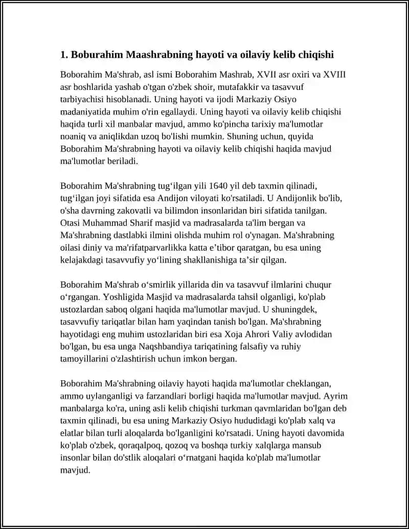 Boburahim Maashrab Hayoti va Ijodi 3