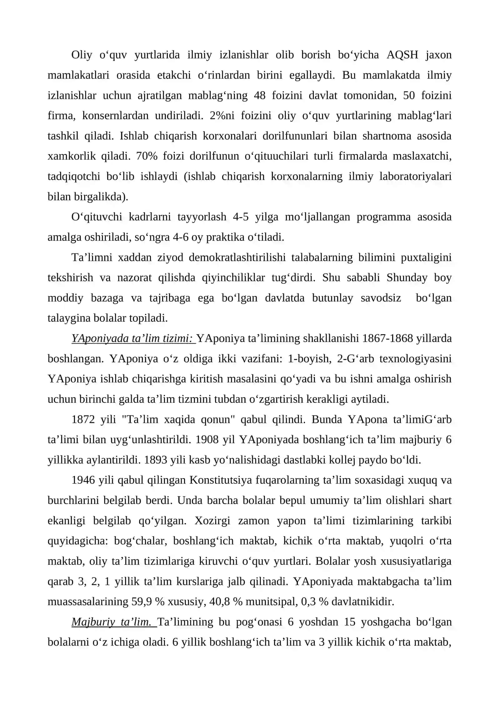 Ta'lim tizimi va pedagogika 3