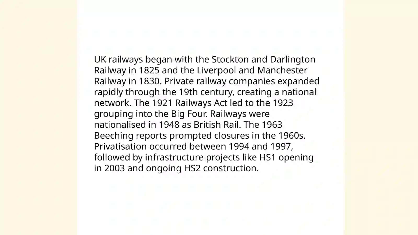 Transportation in the UK 3