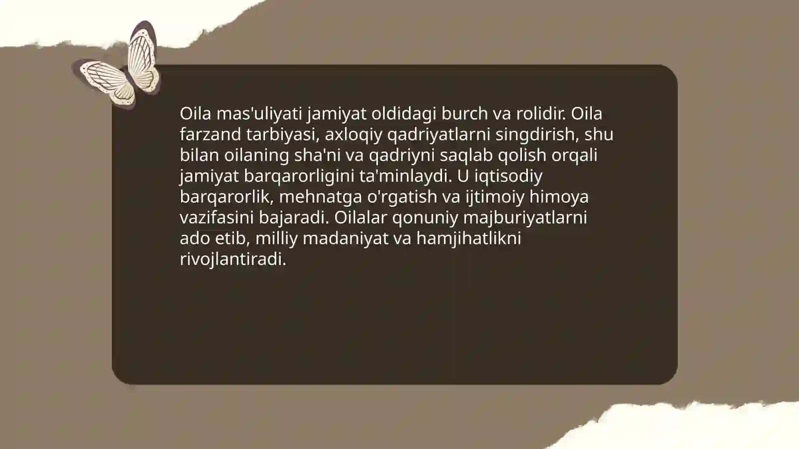 Oila mas'uliyati 3