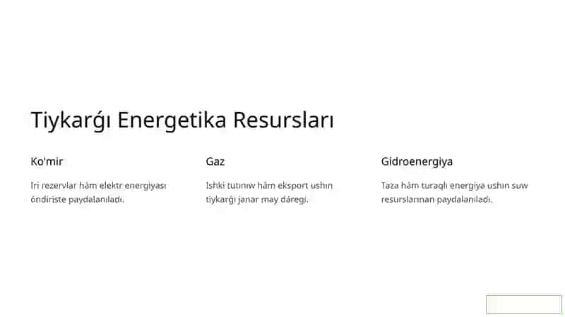 Energetika SistemasınıńQáliplesiw Tariyxı 3