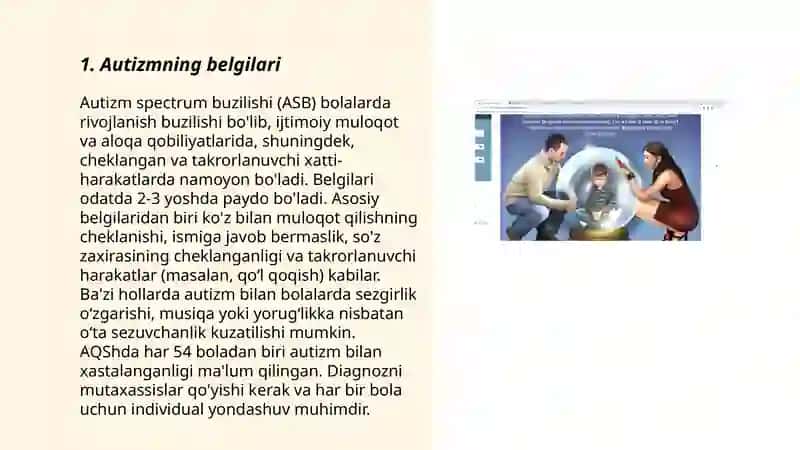 Autizim Kasalligi 3