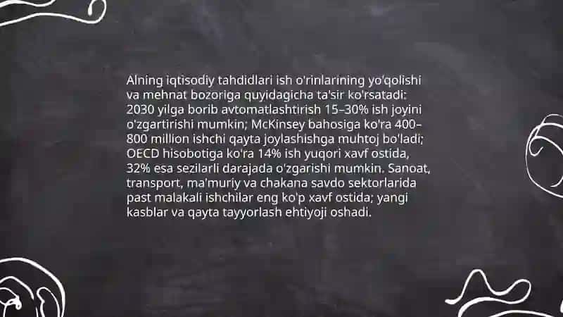 Alning insoniyatga tahdidi 3
