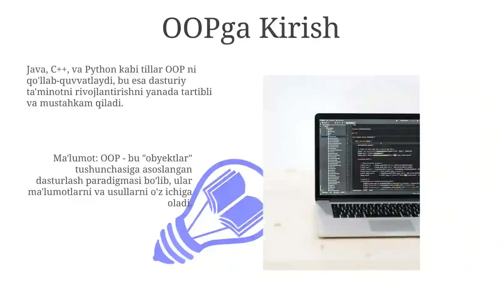OOPga Kirish 3
