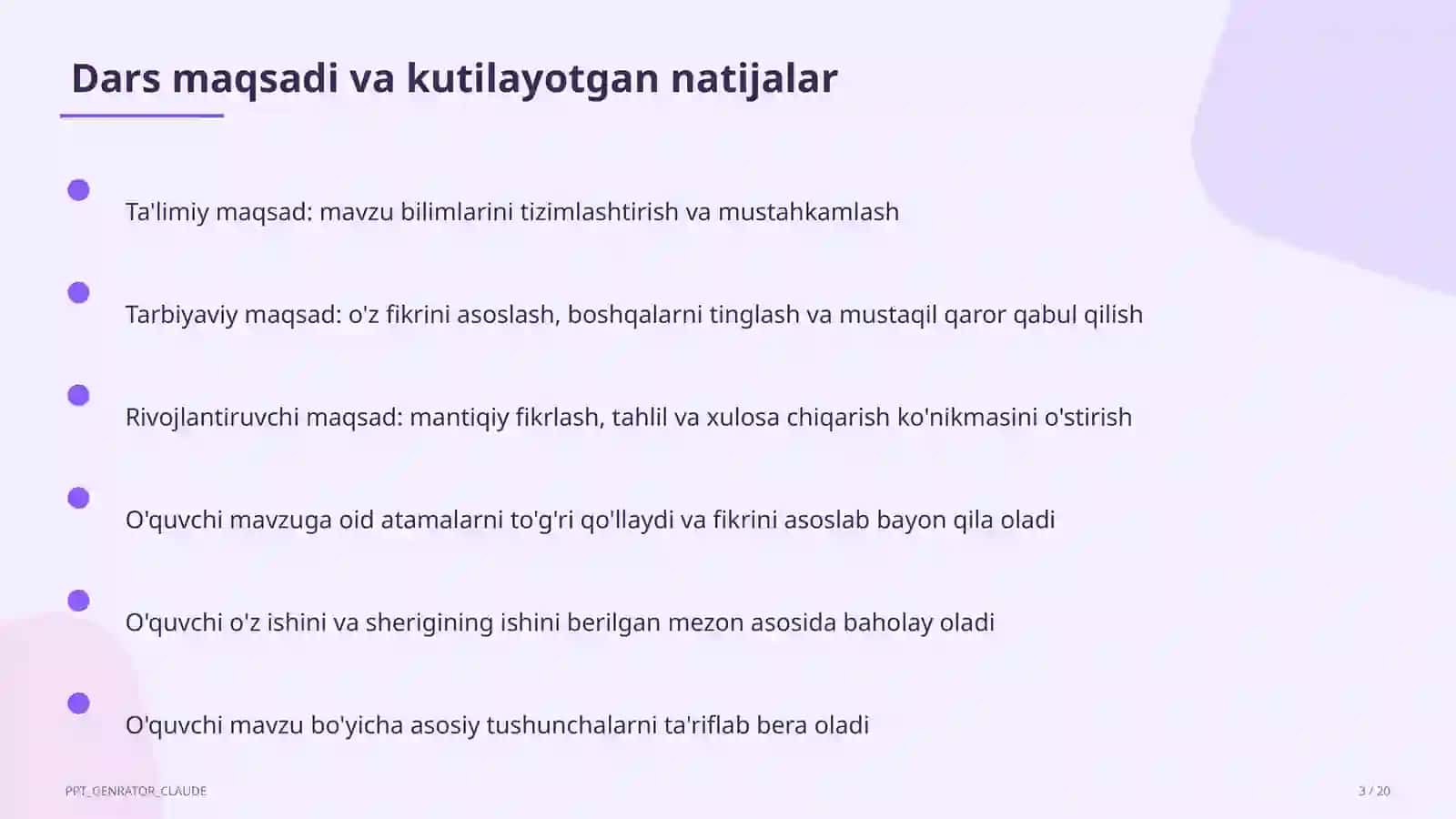 Rus tilida sifatlar va ularning moslashuvi (4-sinf) 3
