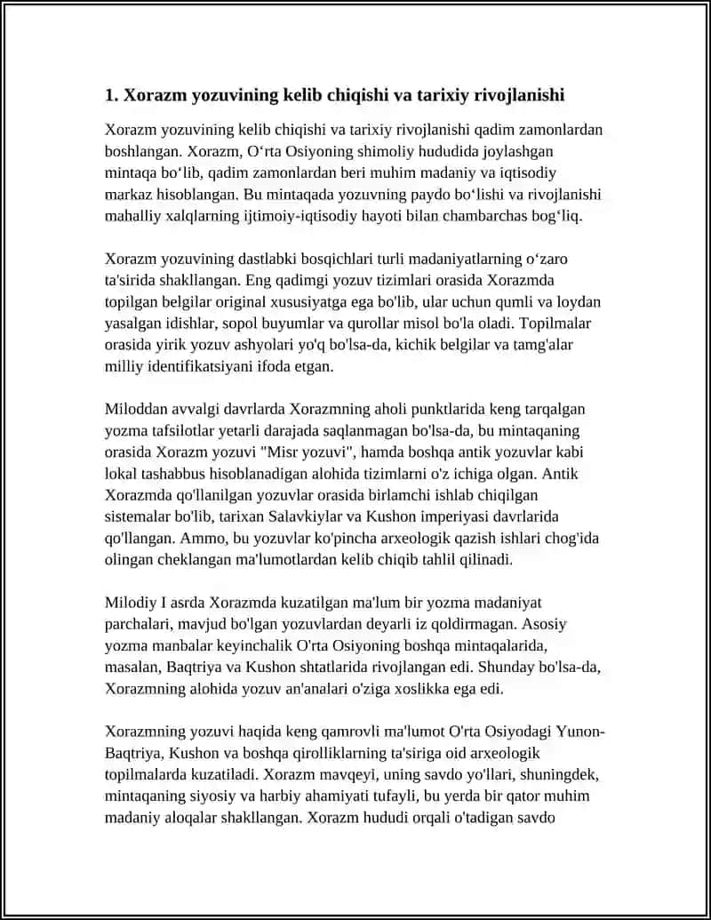 QADIMGI YOZUVLAR HAQIDA (XORAZM, KUSHON, BAQTRIYA, EFTAL YOZUVLARINING TARIXI 3