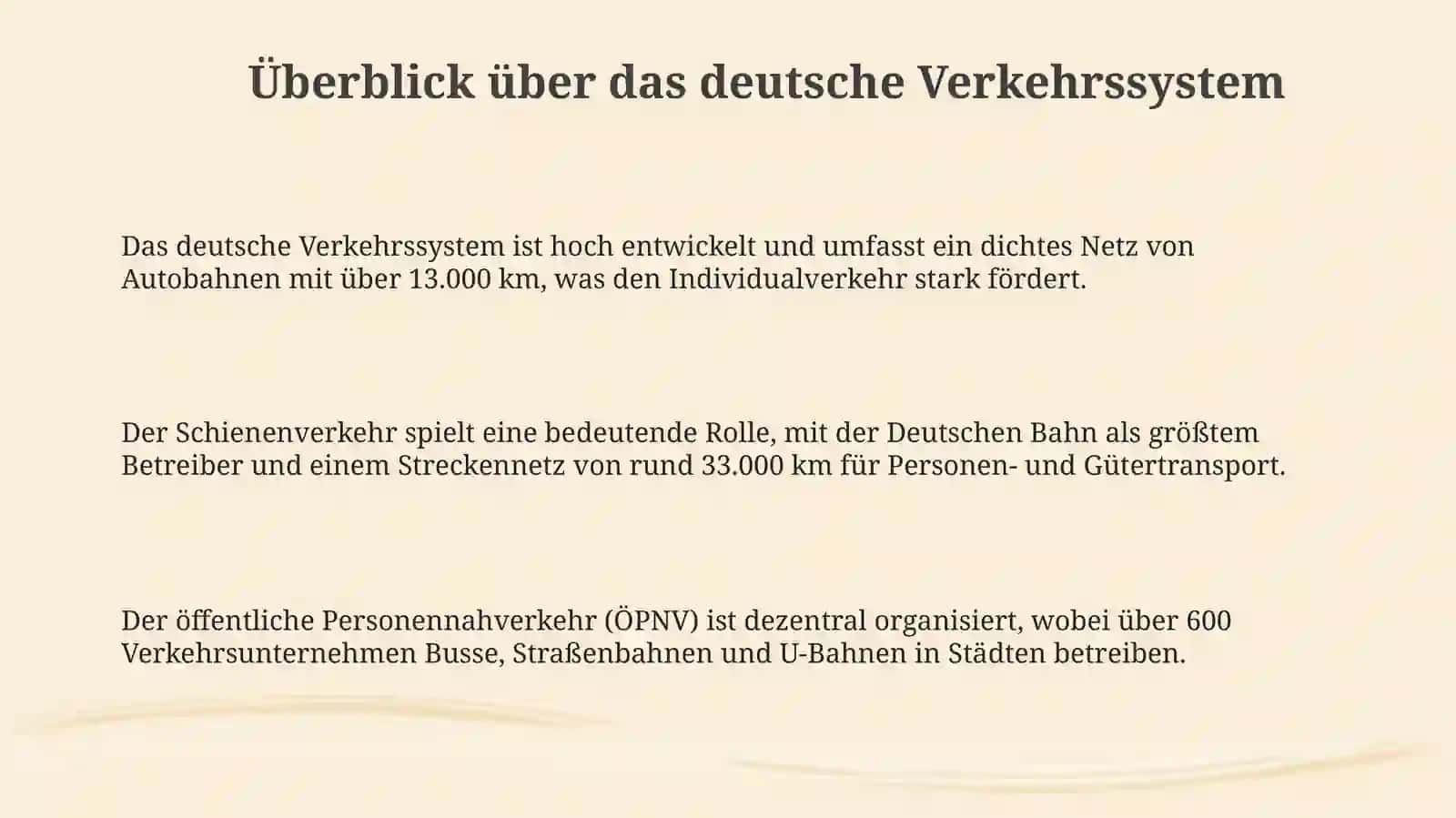 Verkehrsmittel in Deutschland 3