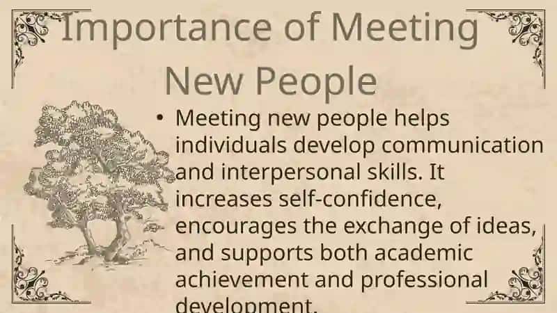Meeting people in new places 3