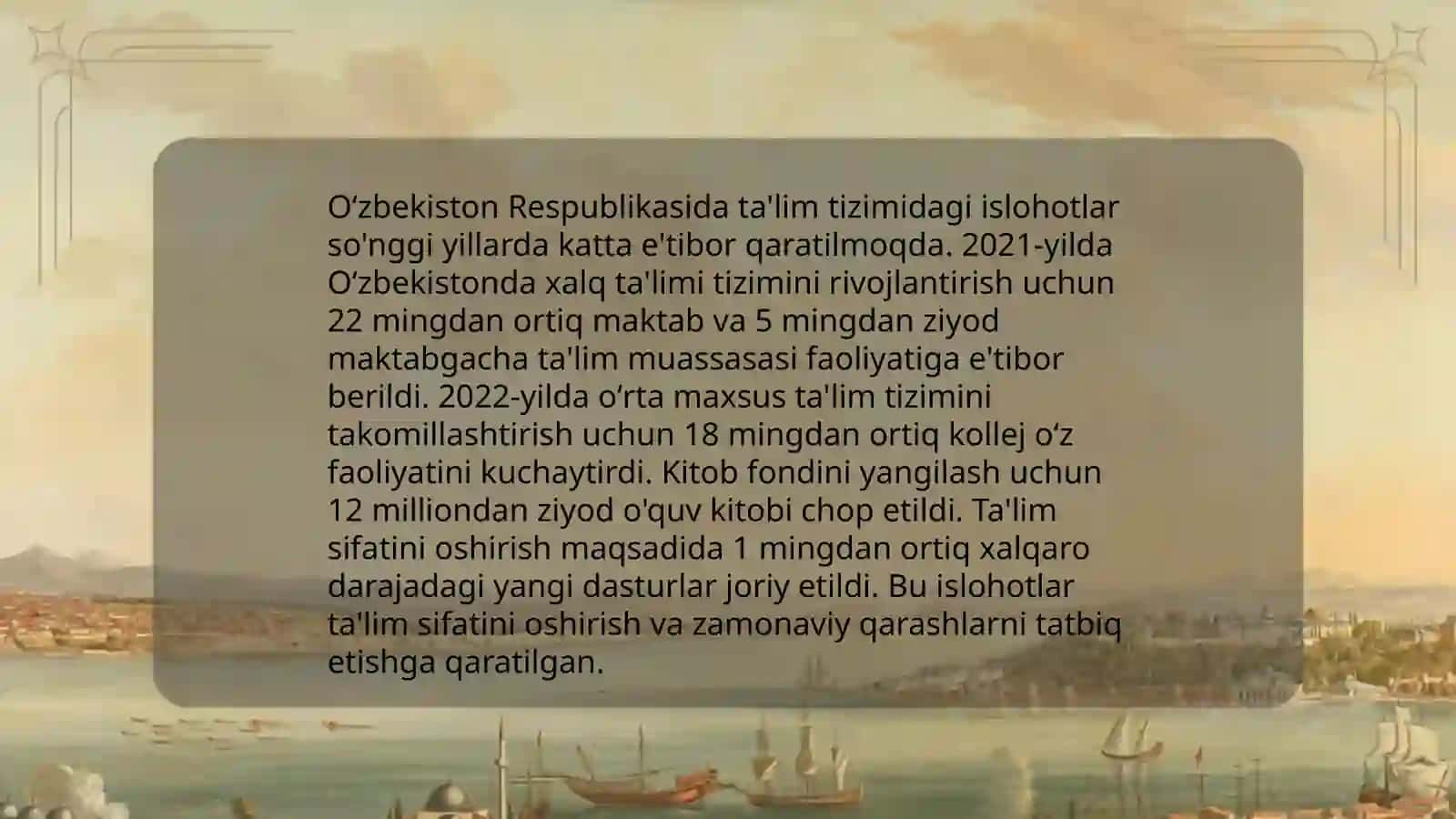 Oʻzbekiston Respublikasida ijtimoiy sohadagi islohotlar 3