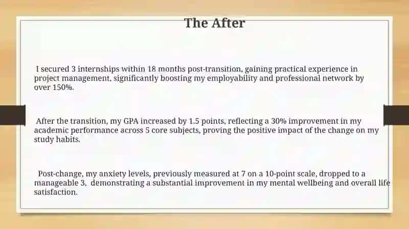 The After: Transformation and Growth 3