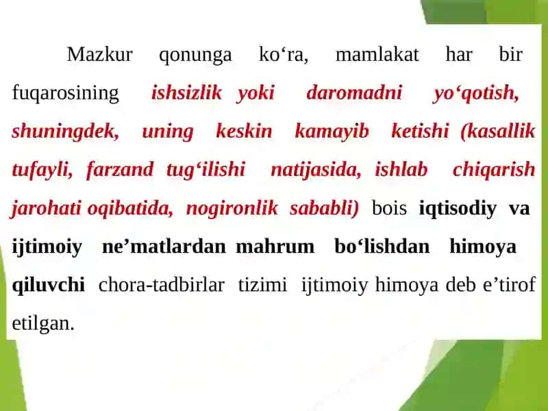 AHOLINI IJTIMOIY HIMOYALASH ASOSLARI 3