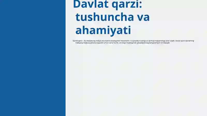 Davlat qarzi va budjet ta'qchilligi 3