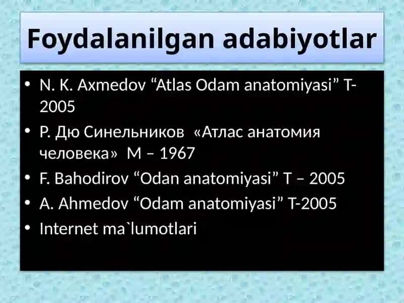Sindesmologiya – suyaklar birlashuvi haqida bilim! 3