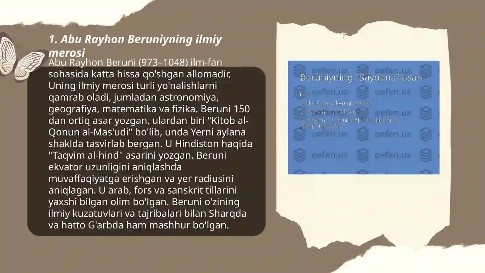 Abu Rayhon Beruniy va Ibn Sino asarlari 3