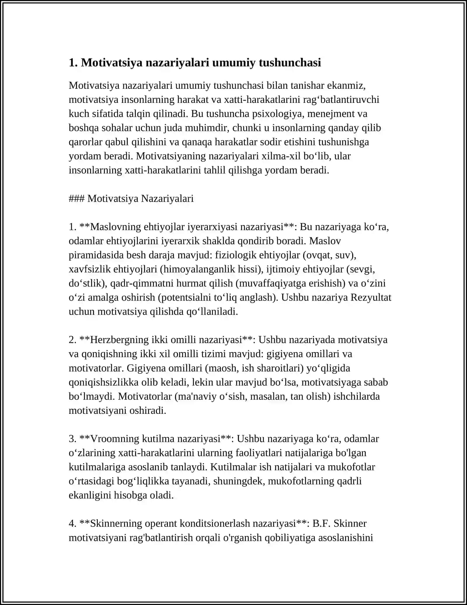 MOTIVATSIYA NAZARIYALARI 3